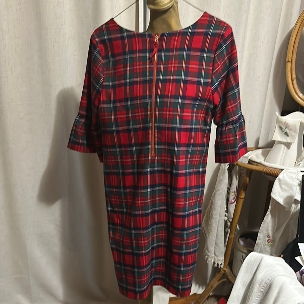 Vineyard Vines Red and Blue Plaid Dress - Picture 3 of 9
